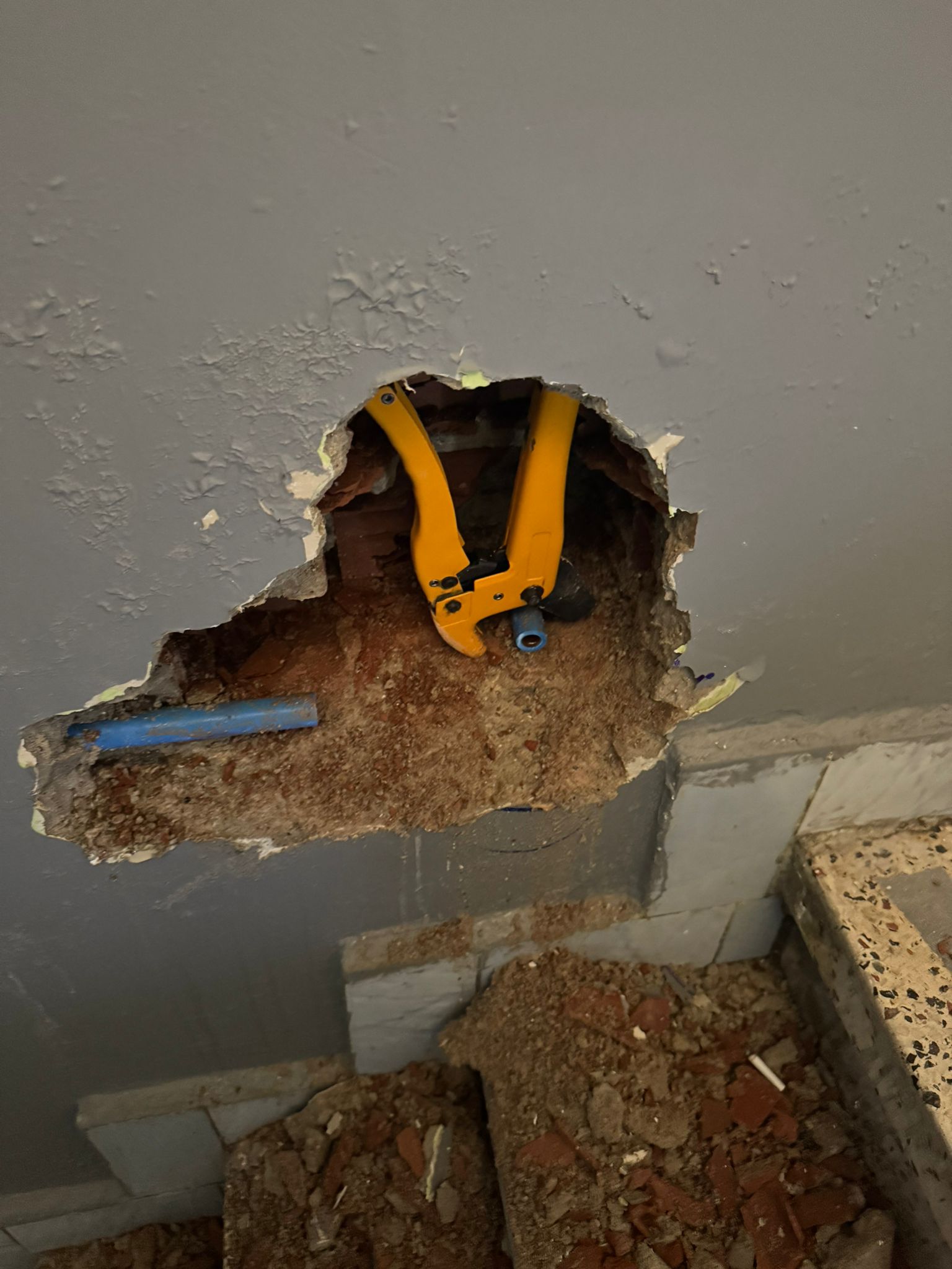 Tesisat çalışması